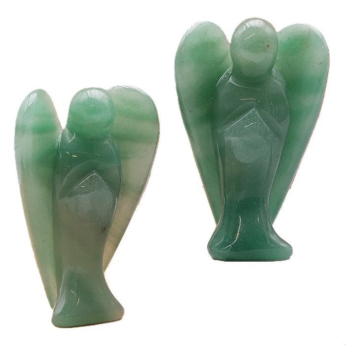 Ange en Aventurine verte A 75mm (Brésil) - Nature Minérale