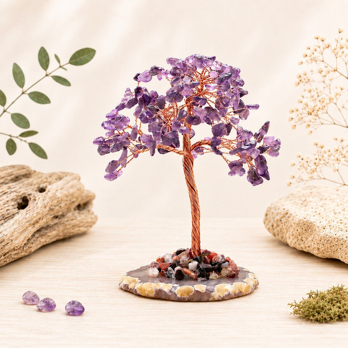 Arbre décoratif en améthyste A - Nature Minérale