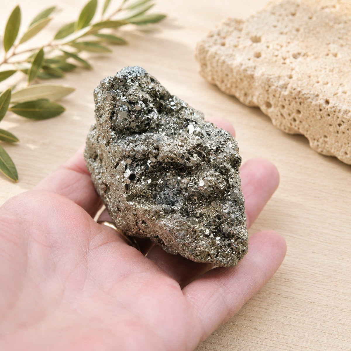 Bloc brute de Pyrite n°11 (Pérou) - Nature Minérale