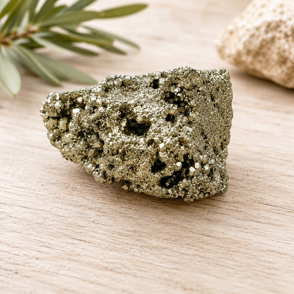 Bloc brute de Pyrite n°6 (Pérou) - Nature Minérale