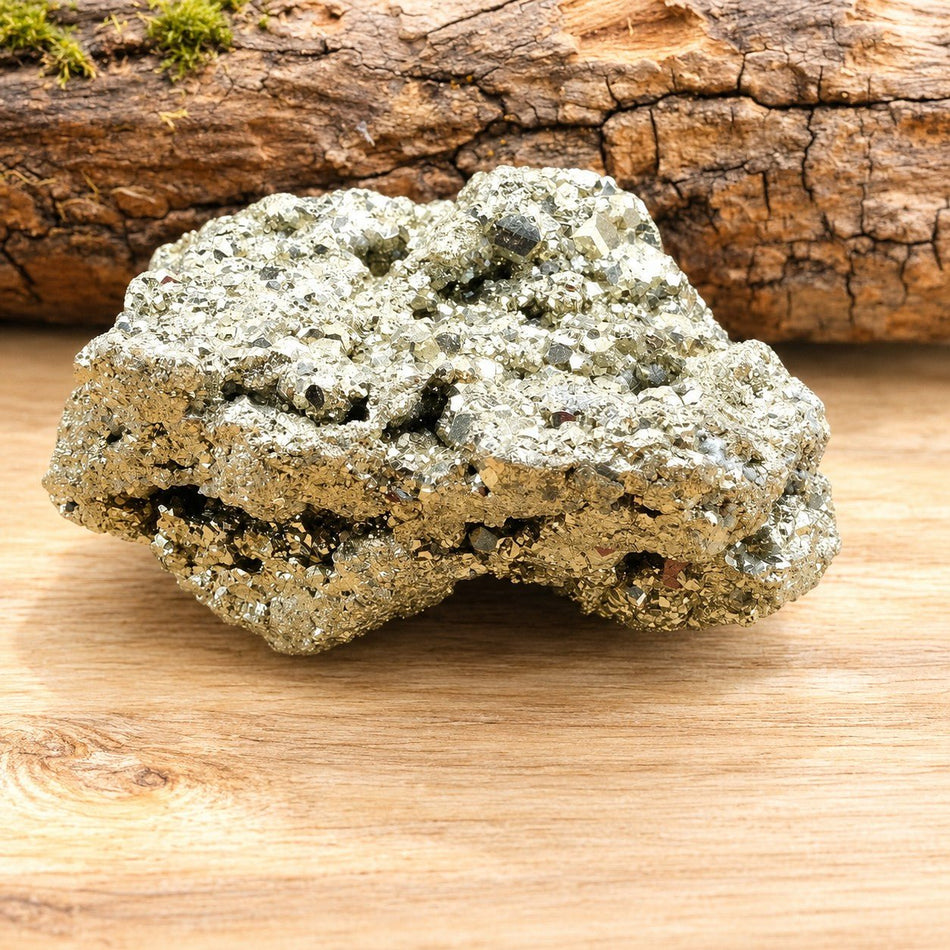 Bloc brute de Pyrite n°8 (Pérou) - Nature Minérale