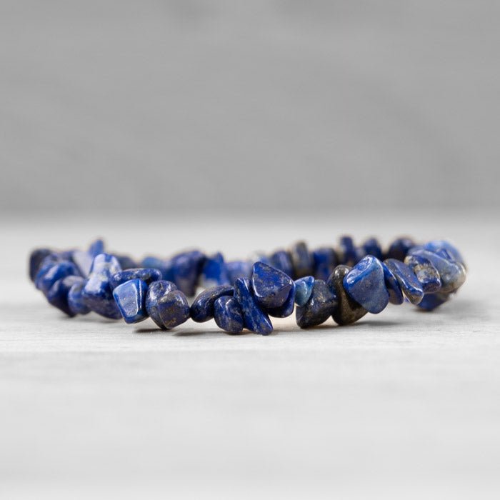 Bracelet Pierre Naturelle Lapis Lazuli - Bien-être - Maux De Tête, Migraine - Budget Beauté