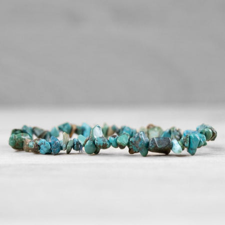 Bracelet Baroque Turquoise du Tibet - Nature Minérale