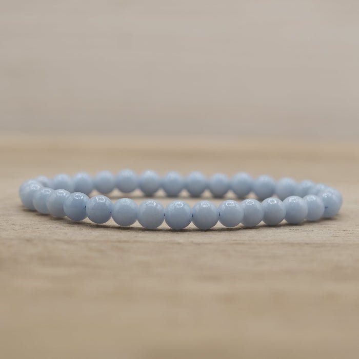 Bracelet Boule Angelite 6mm A (Pérou) - Nature Minérale