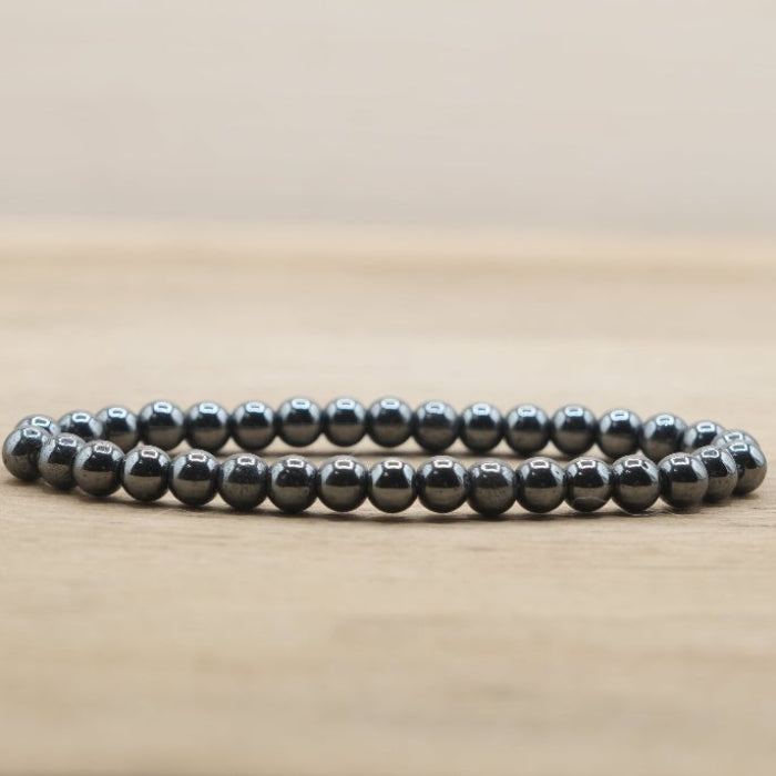 Bracelet Boule Hématite 06mm (Chine) - Nature Minérale
