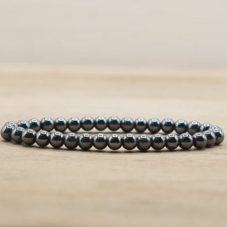 Bracelet Boule Hématite 06mm (Chine) - Nature Minérale