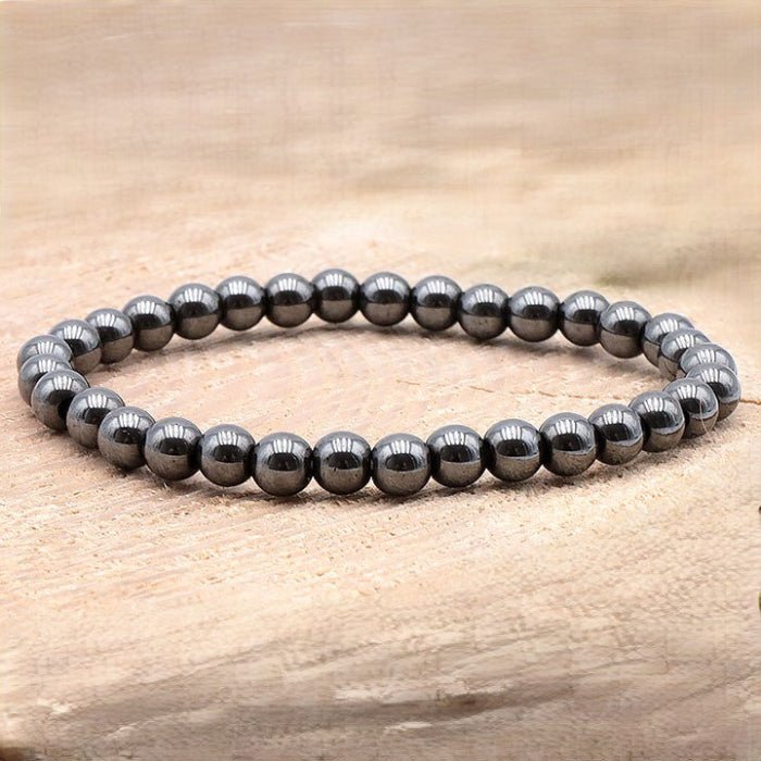 Bracelet Boule Hématite 06mm (Chine) - Nature Minérale
