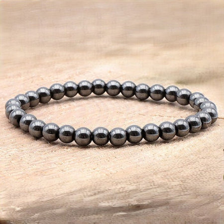 Bracelet Boule Hématite 06mm (Chine) - Nature Minérale