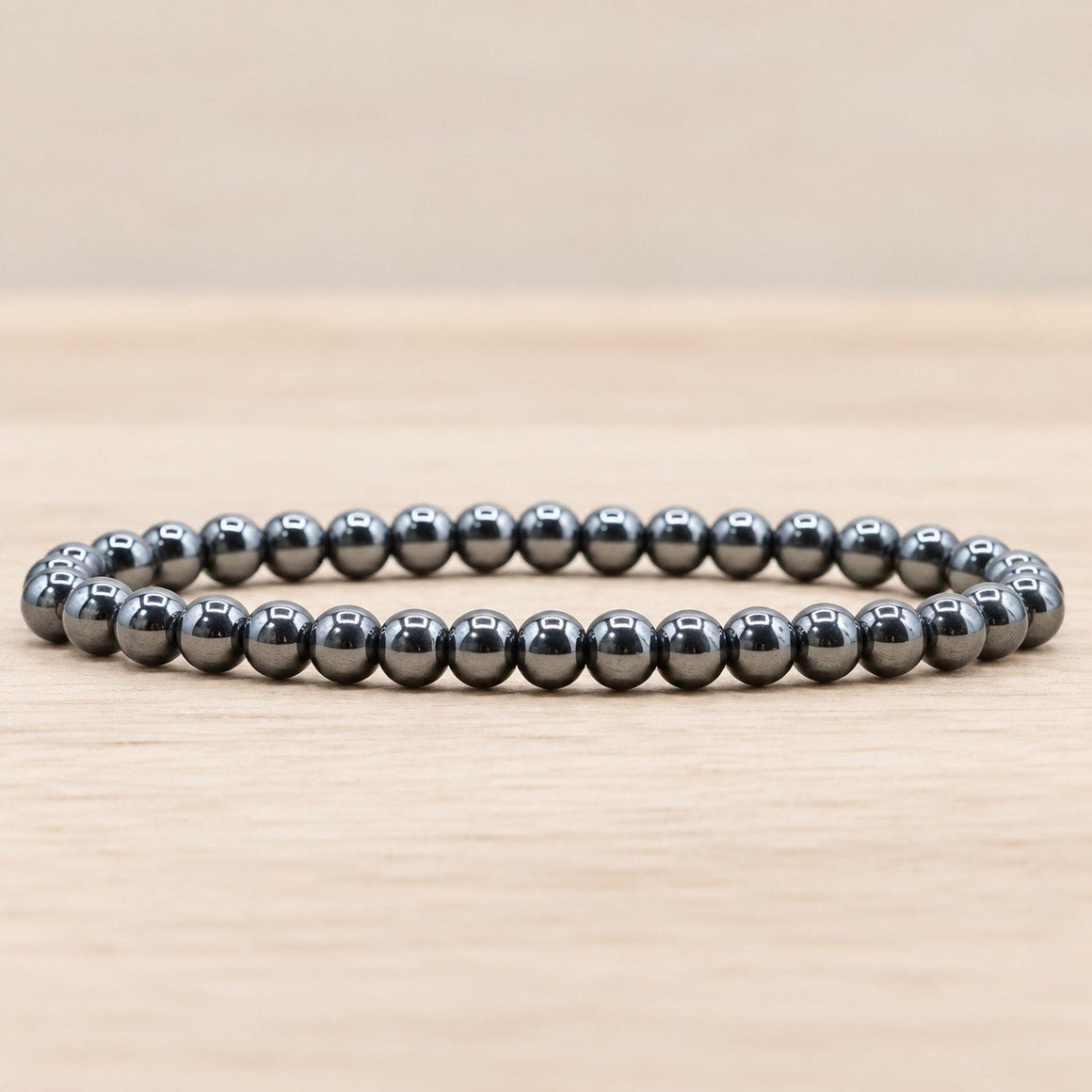 Bracelet Boule Hématite A 06mm (Chine) - Nature Minérale