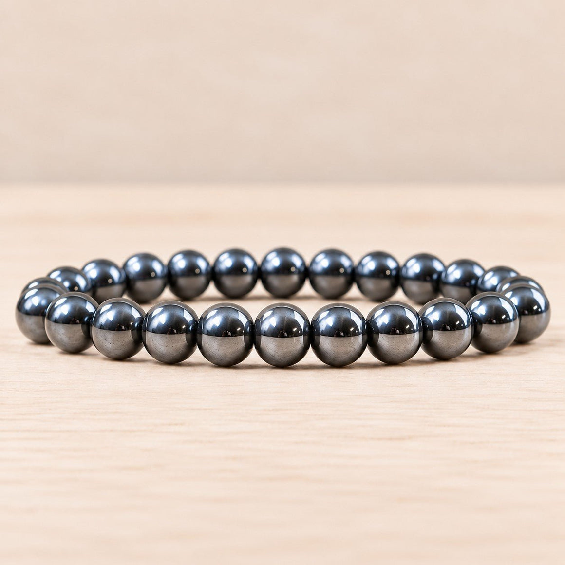 Bracelet Boule Hématite A 08mm (Chine) - Nature Minérale