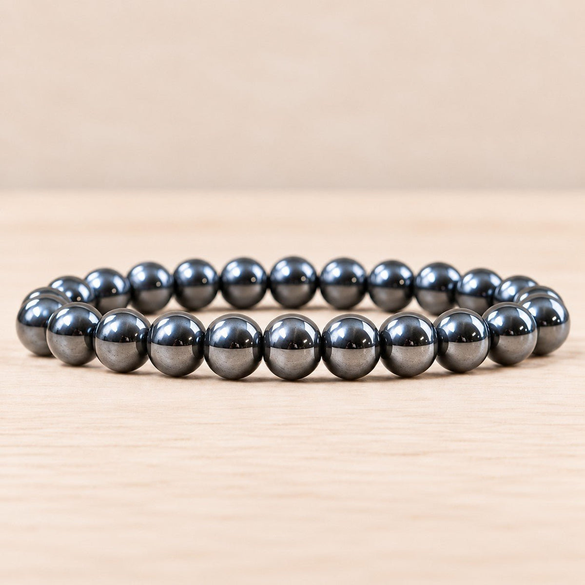 Bracelet Boule Hématite A 08mm (Chine) - Nature Minérale