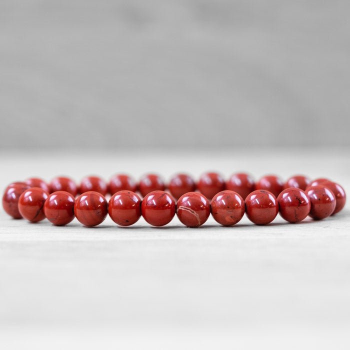 Bracelet Protecteur en Jaspe Rouge Chip Bracelet Protecteur en Jaspe Rouge Chip