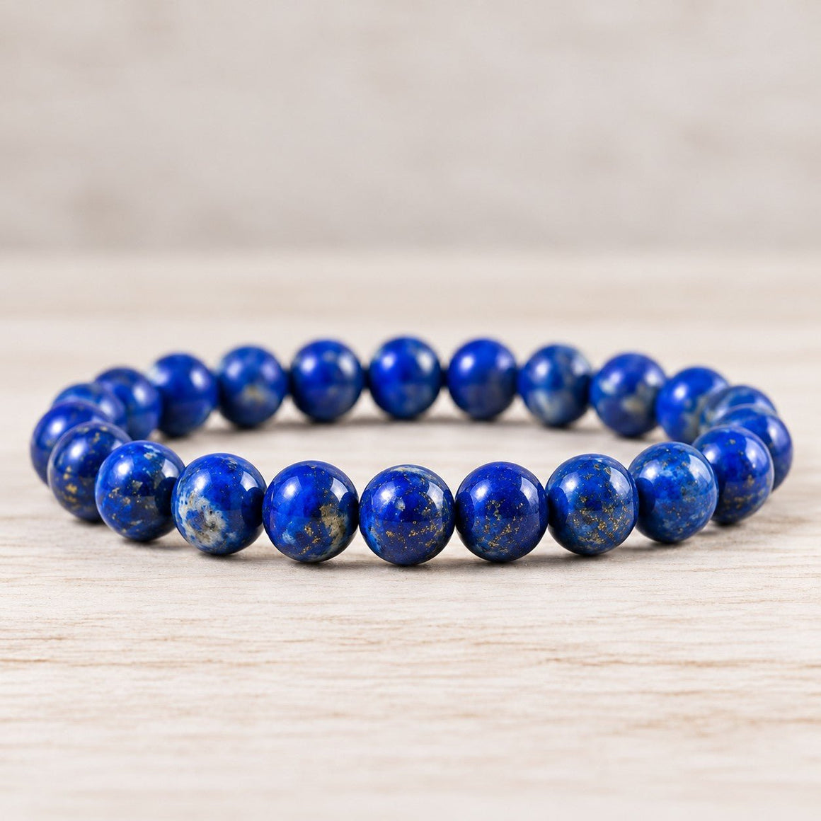 Bracelet Boule Lapis Lazuli 08mm AA (Afghanistan) - Nature Minérale