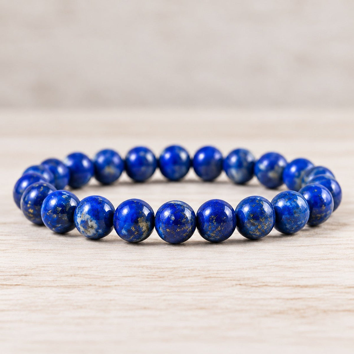 Bracelet Boule Lapis Lazuli 08mm AA (Afghanistan) - Nature Minérale