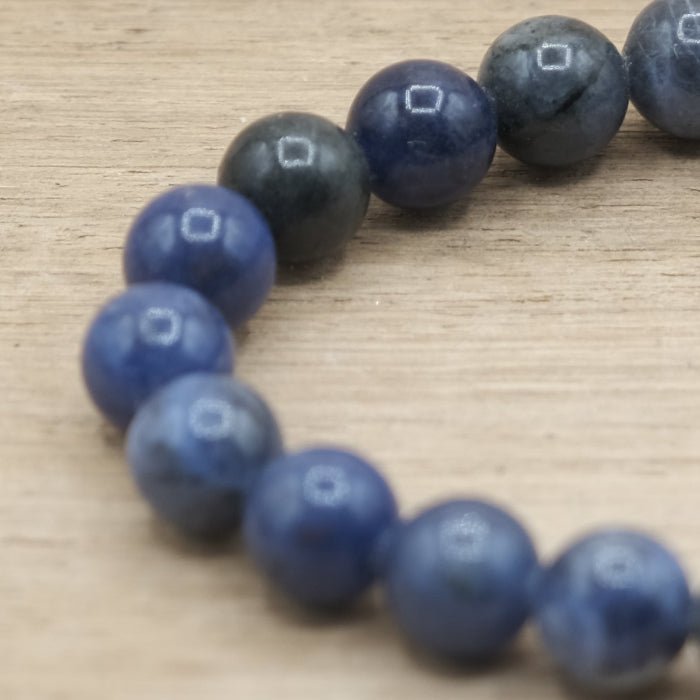 Bracelet Boule Sodalite 08mm (Brésil) - Nature Minérale