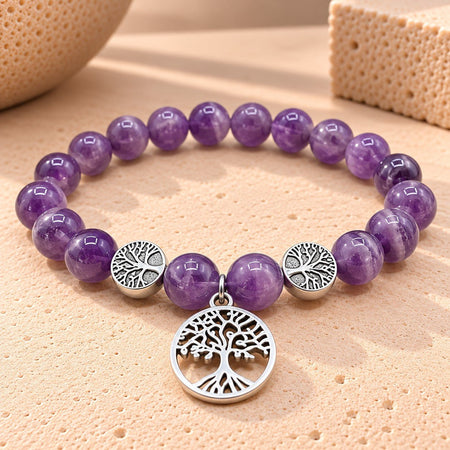 Bracelet "Life" Amétyste - Nature Minérale