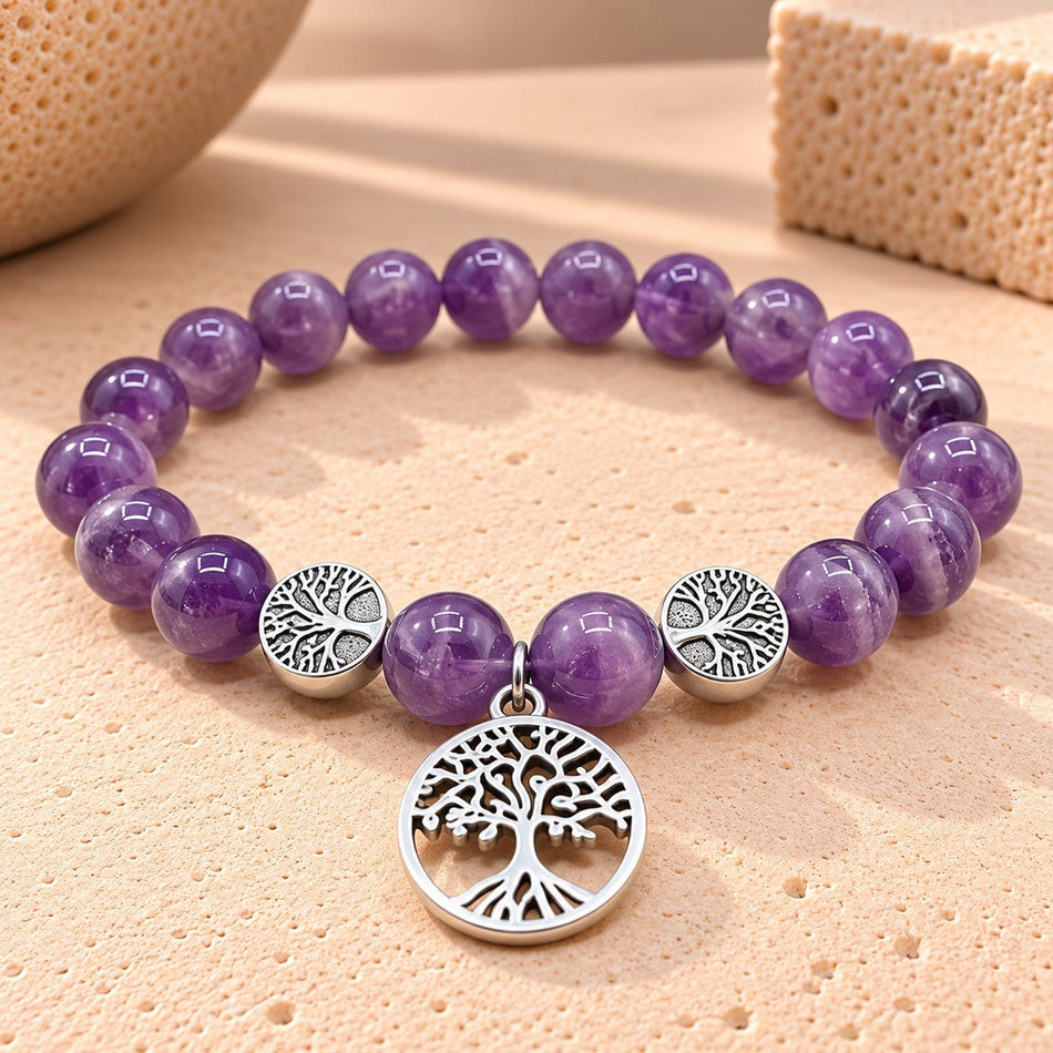 Bracelet "Life" Amétyste - Nature Minérale