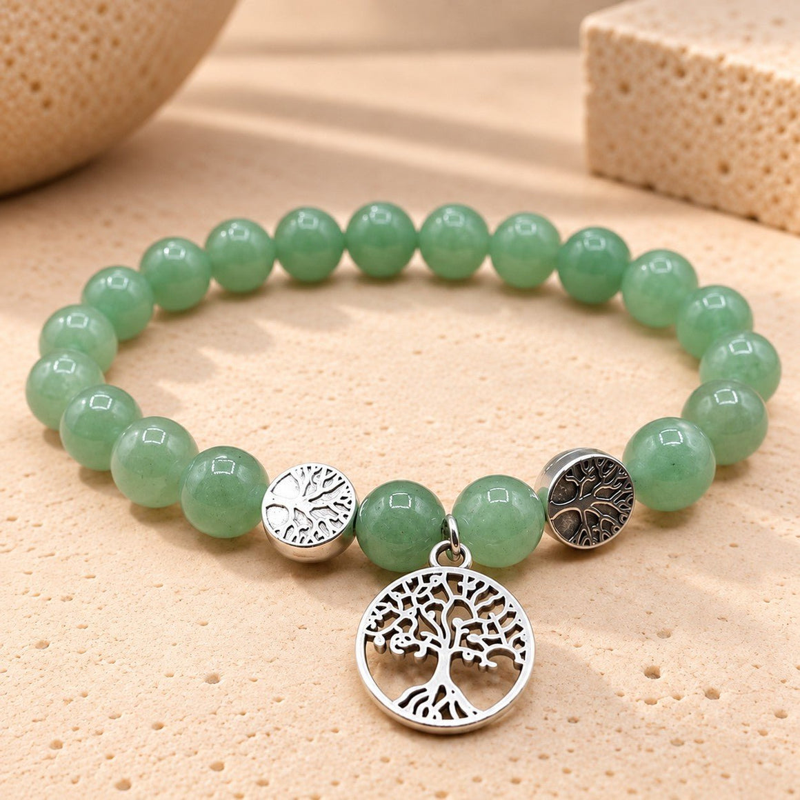 Bracelet "Life" Aventurine Verte - Nature Minérale