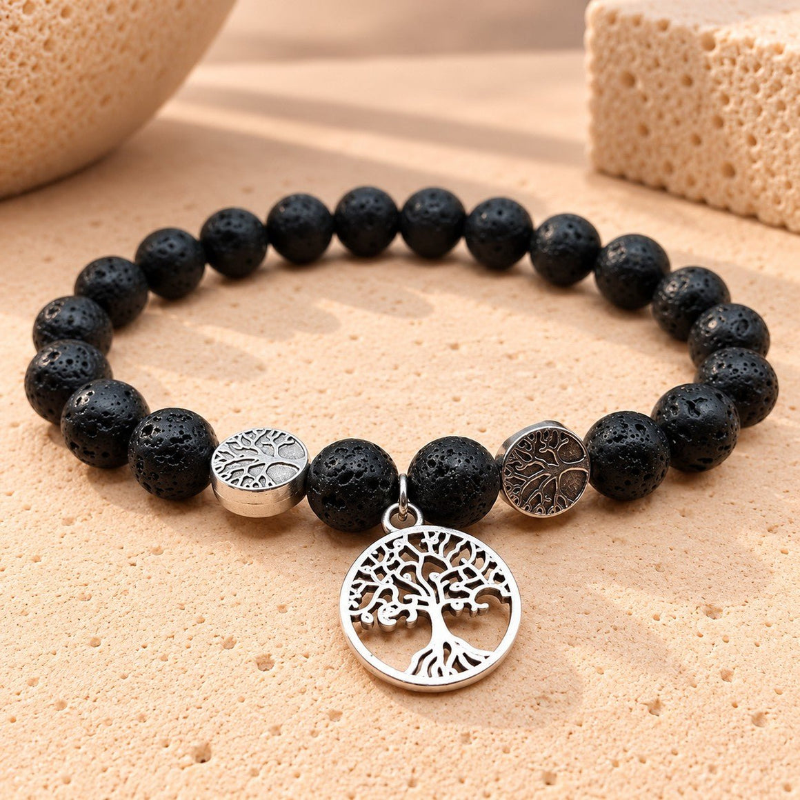 Bracelet "Life" Pierre de Lave - Nature Minérale