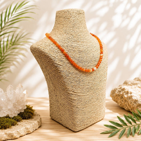 Collier Cornaline - Boules 06mm A - Nature Minérale