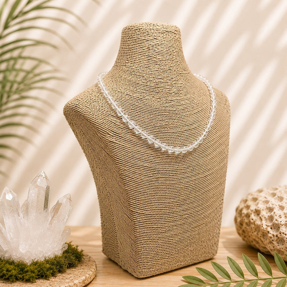 Collier Cristal de Roche - Boules 06mm A - Nature Minérale