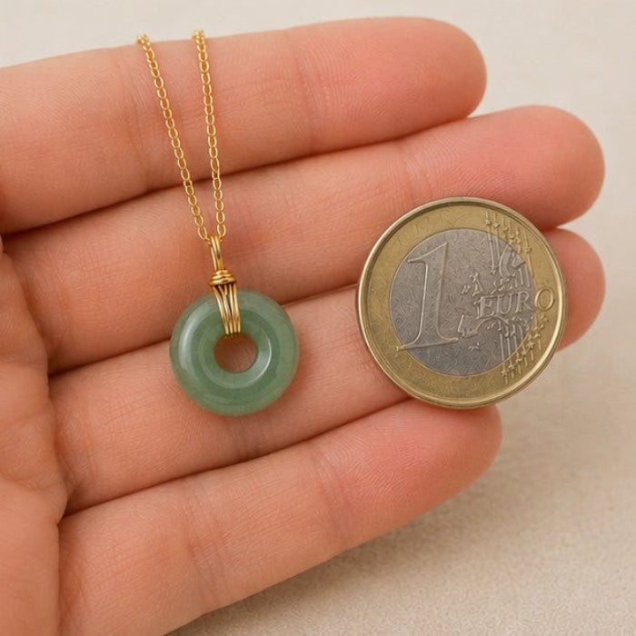 Collier donut en Aventurine A (Brésil) - Nature Minérale