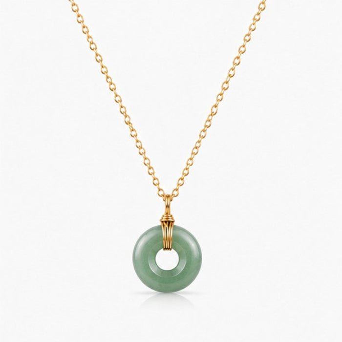 Collier donut en Aventurine A (Brésil) - Nature Minérale