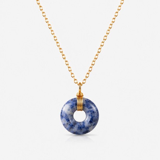 Collier donut en Sodalite (Brésil) - Nature Minérale