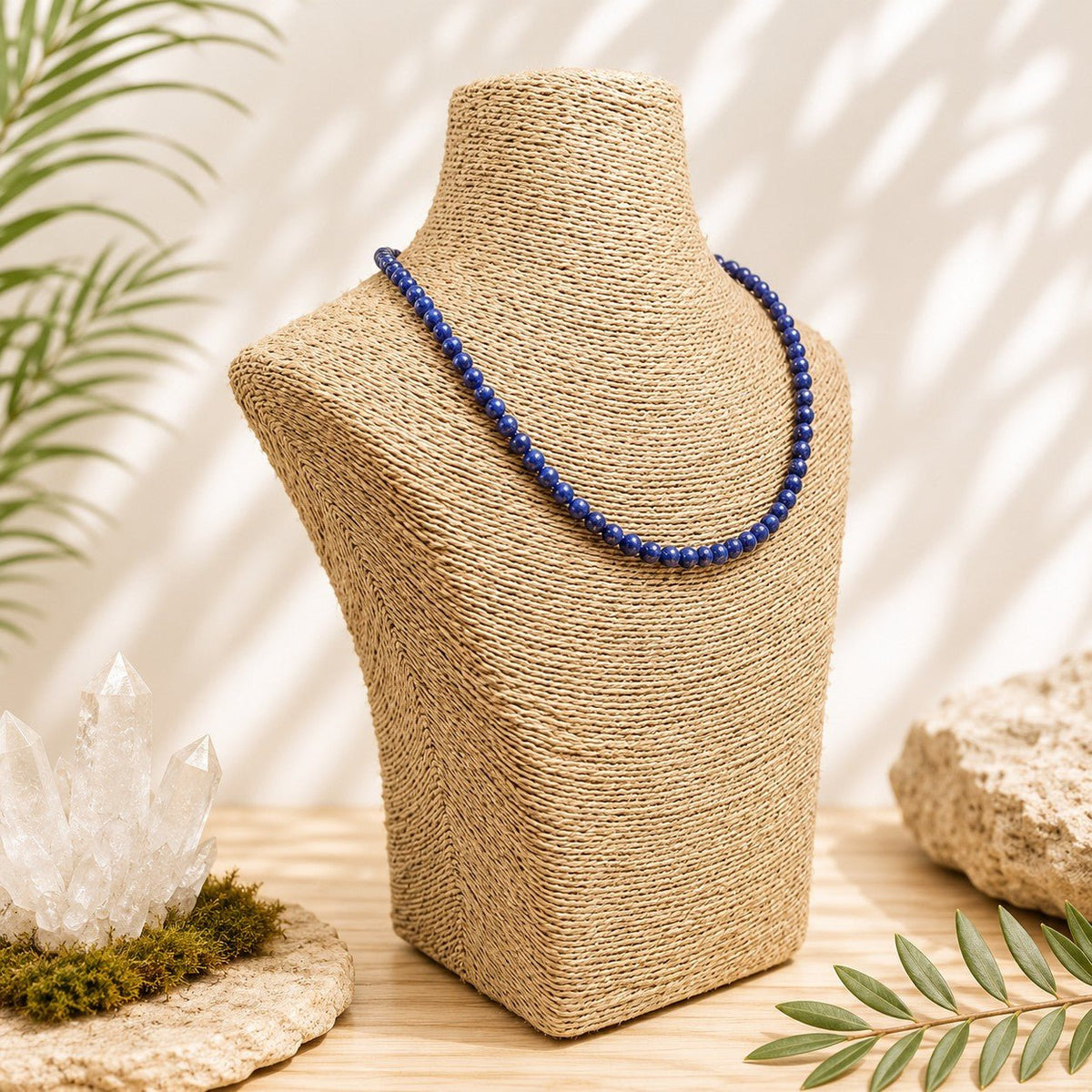 Collier Lapis Lazuli - Boules 06mm AA - Nature Minérale