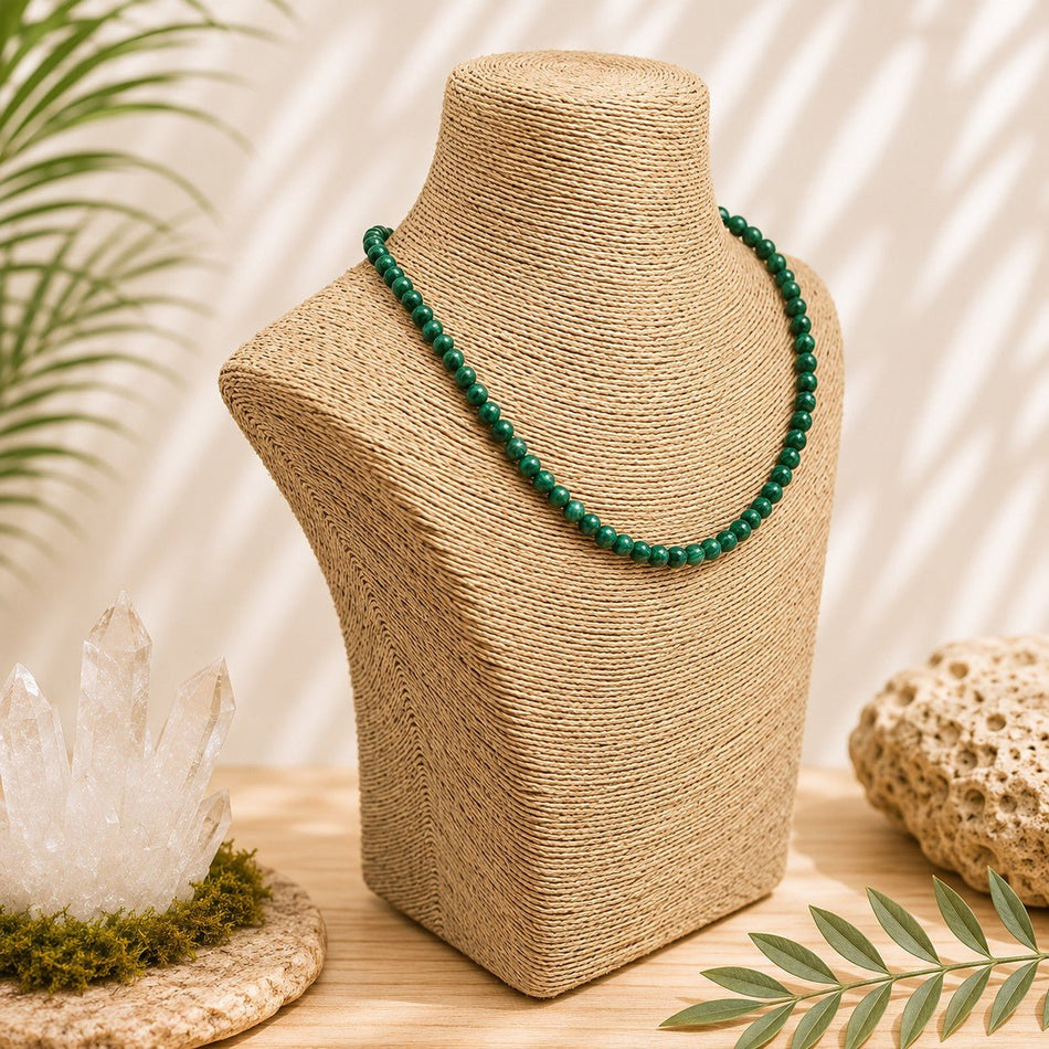 Collier Malachite - Boules 06mm - Nature Minérale