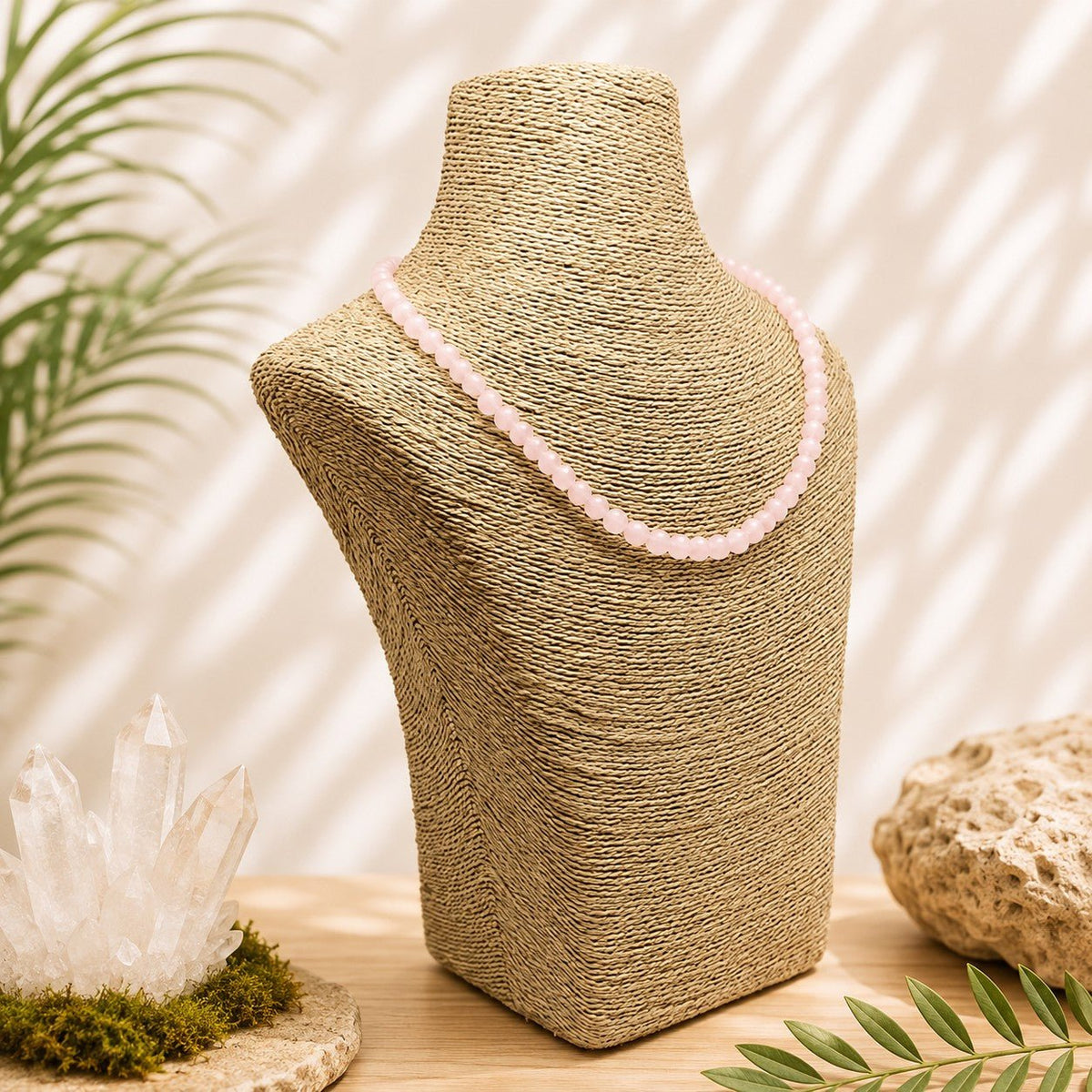 Collier Quartz Rose - Boules 06mm - Nature Minérale