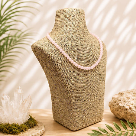 Collier Quartz Rose - Boules 06mm - Nature Minérale