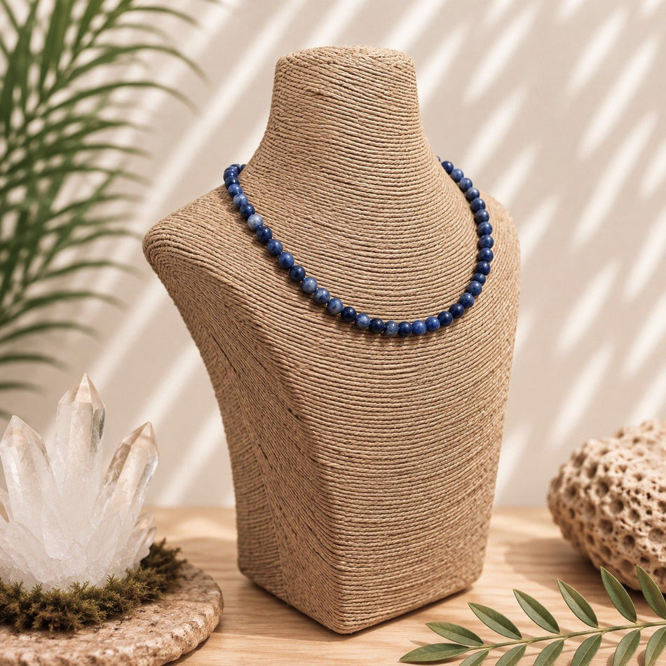Collier Sodalite - ras de cou Boules 06mm - Nature Minérale
