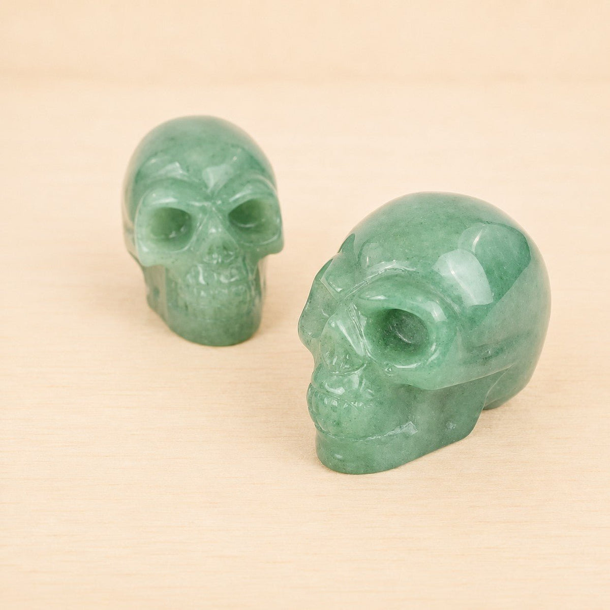 Crâne Aventurine Verte 50 mm A (Brésil) - Nature Minérale