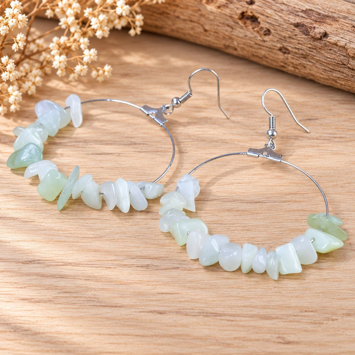 Créoles baroques Jade de Chine A - Nature Minérale