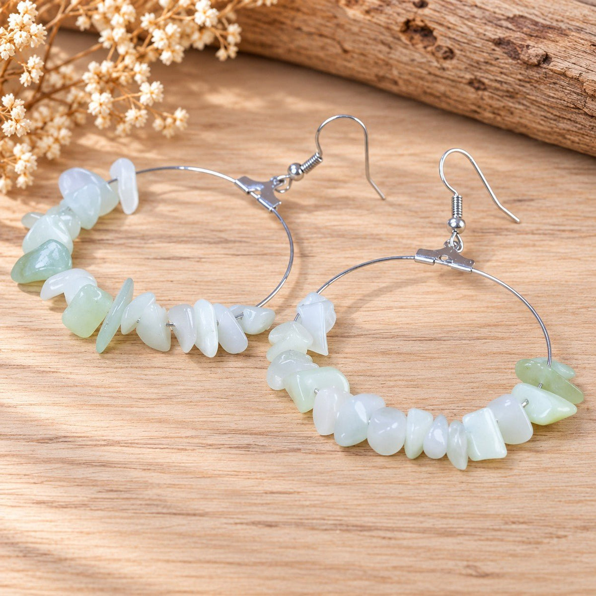 Créoles baroques Jade de Chine A - Nature Minérale