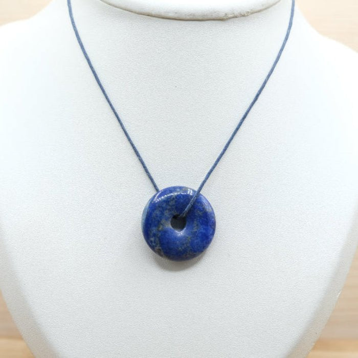 Donut en Lapis Lazuli (Madagascar) - Nature Minérale