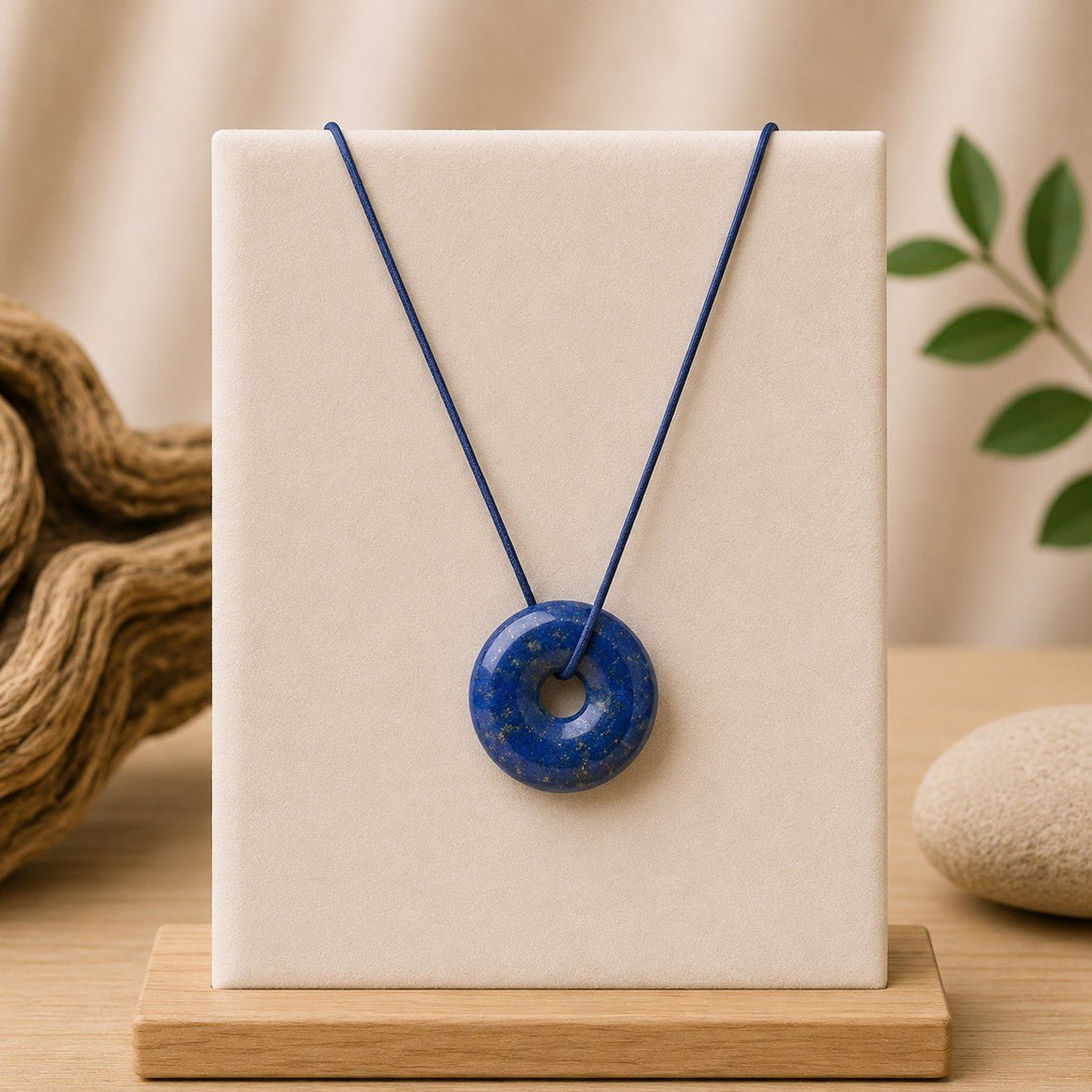 Donut en Lapis Lazuli (Madagascar) - Nature Minérale