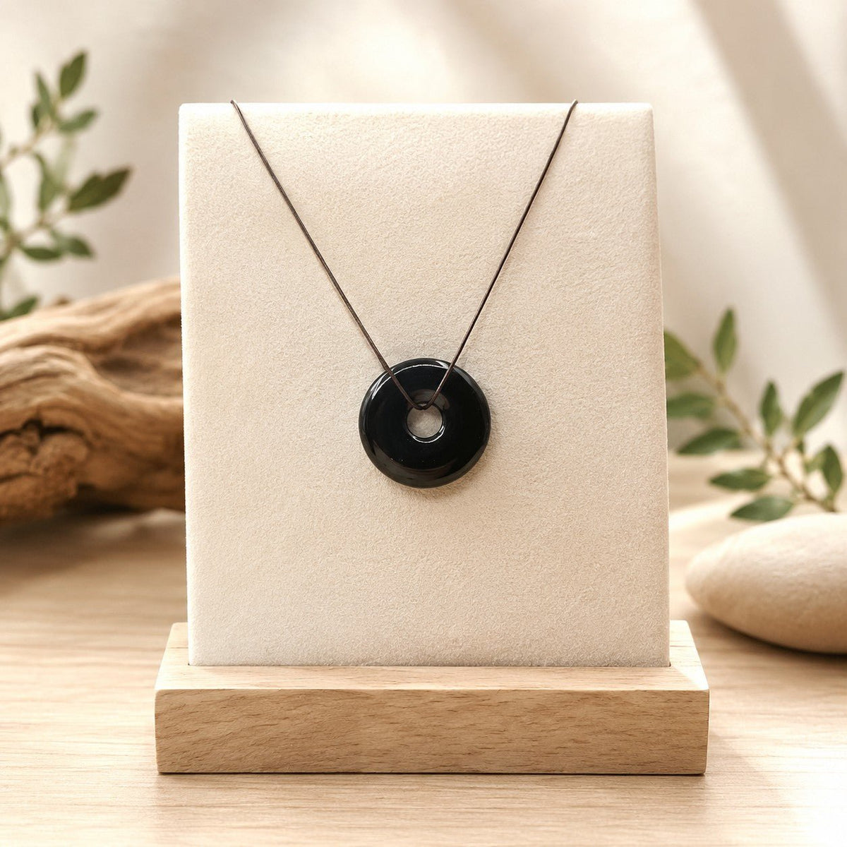 Donut en Obsidienne Noire (Mexique) - Nature Minérale