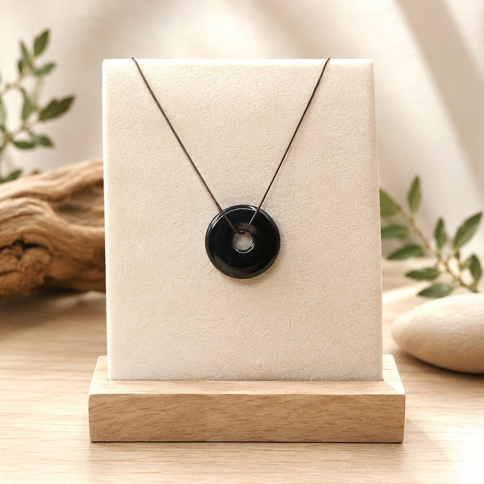Donut en Obsidienne Noire (Mexique) - Nature Minérale