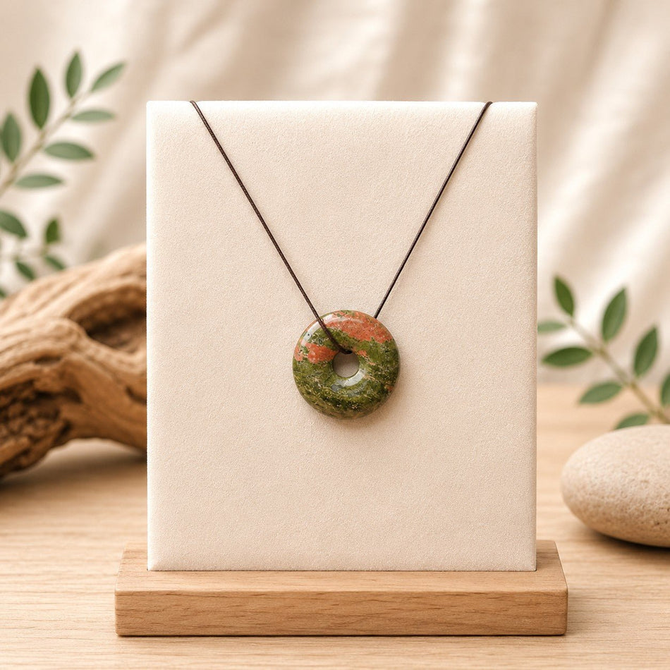 Donut en Unakite (Afrique du Sud) - Nature Minérale