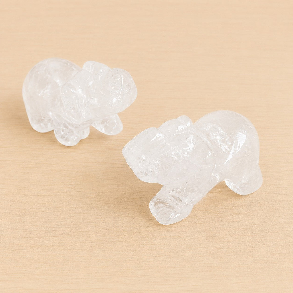 Éléphant Cristal de Roche 50mm (Brésil) - Nature Minérale