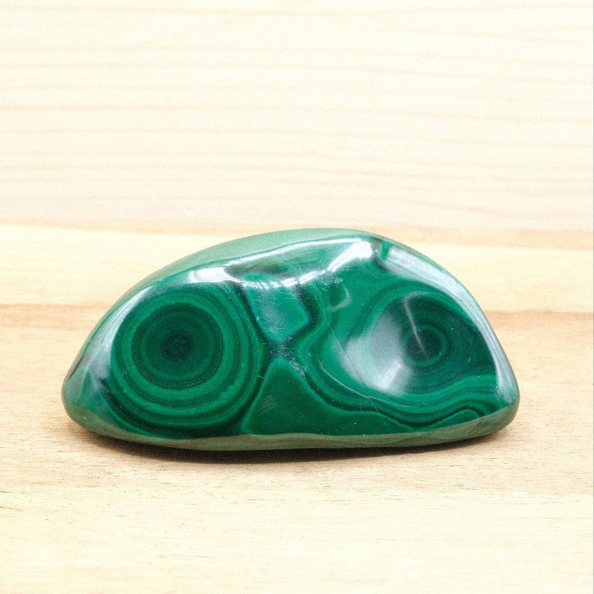 Forme Libre Polie Malachite AA N°10 - 222g (Congo) - Nature Minérale