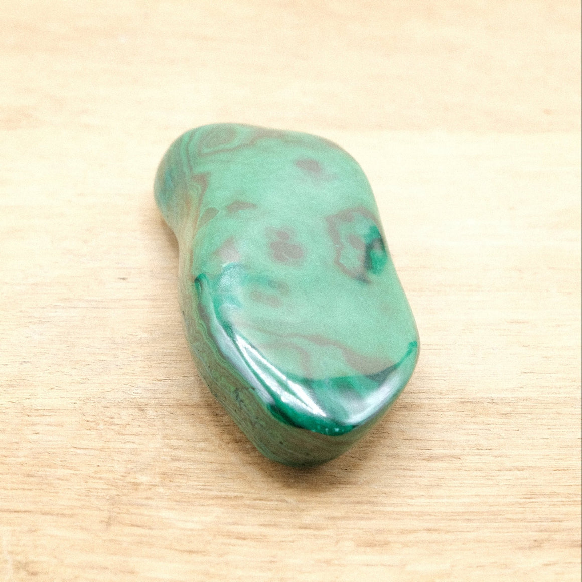Forme Libre Polie Malachite AA N°11 - 128g (Congo) - Nature Minérale