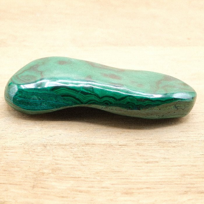 Forme Libre Polie Malachite AA N°11 - 128g (Congo) - Nature Minérale