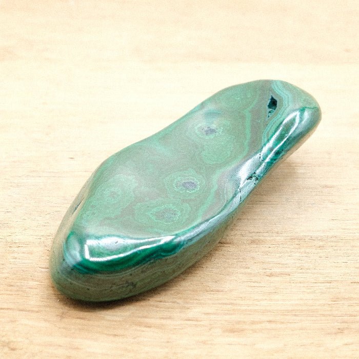 Forme Libre Polie Malachite AA N°11 - 128g (Congo) - Nature Minérale