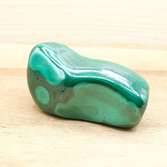 Forme Libre Polie Malachite AA N°9 - 240g (Congo) - Nature Minérale