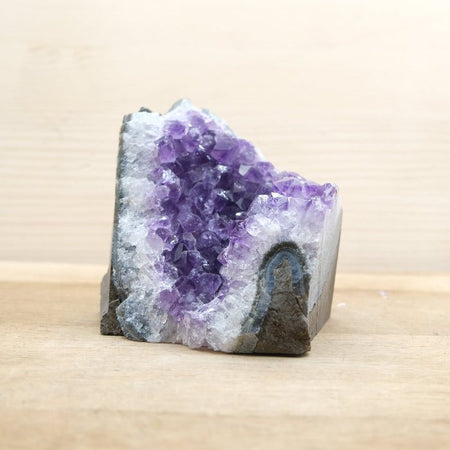 Géode d'Améthyste AA+ bords bruts - 820g n°322 - Nature Minérale