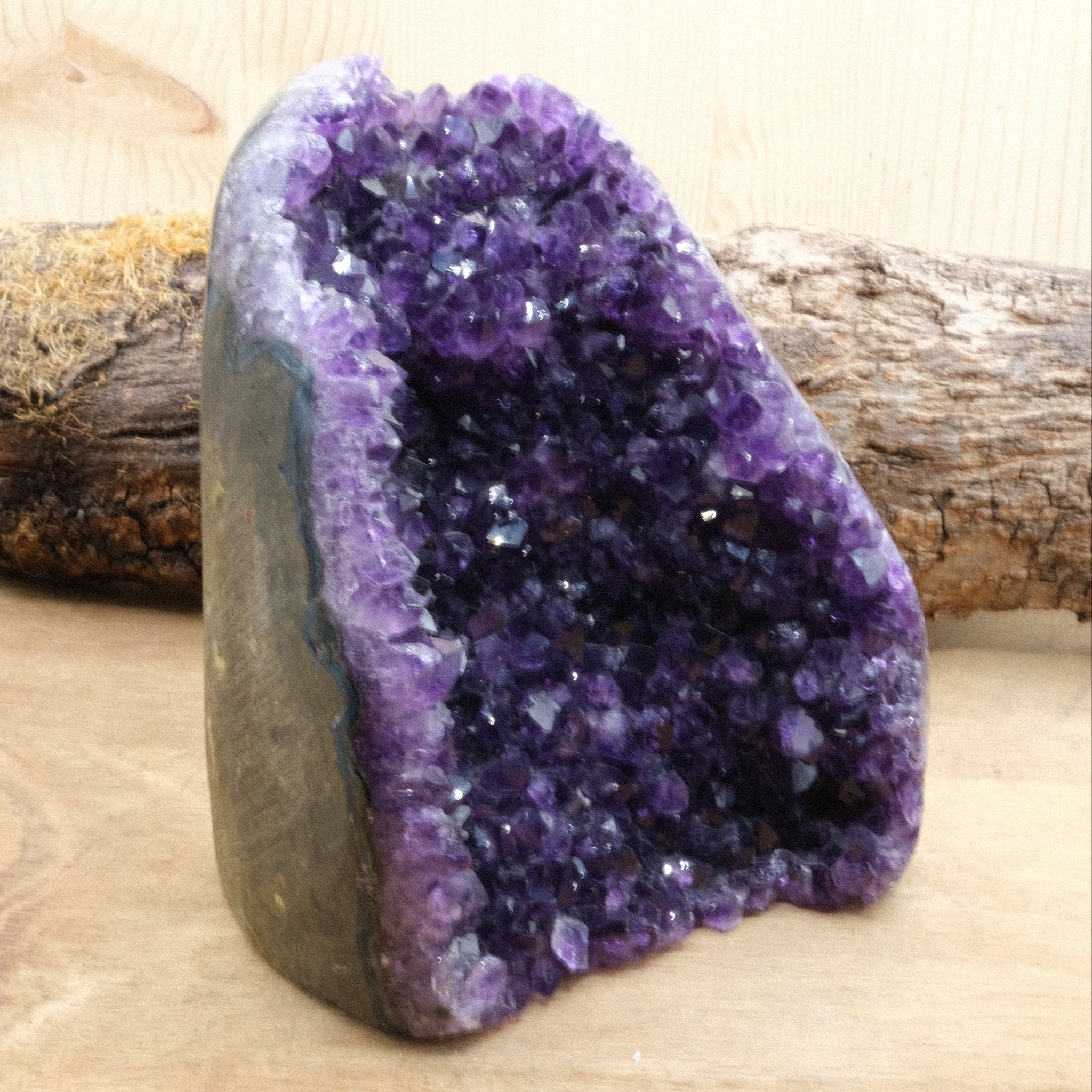 Géode d'Améthyste AAA bords polis Uruguay - 1703g n°354 - Nature Minérale