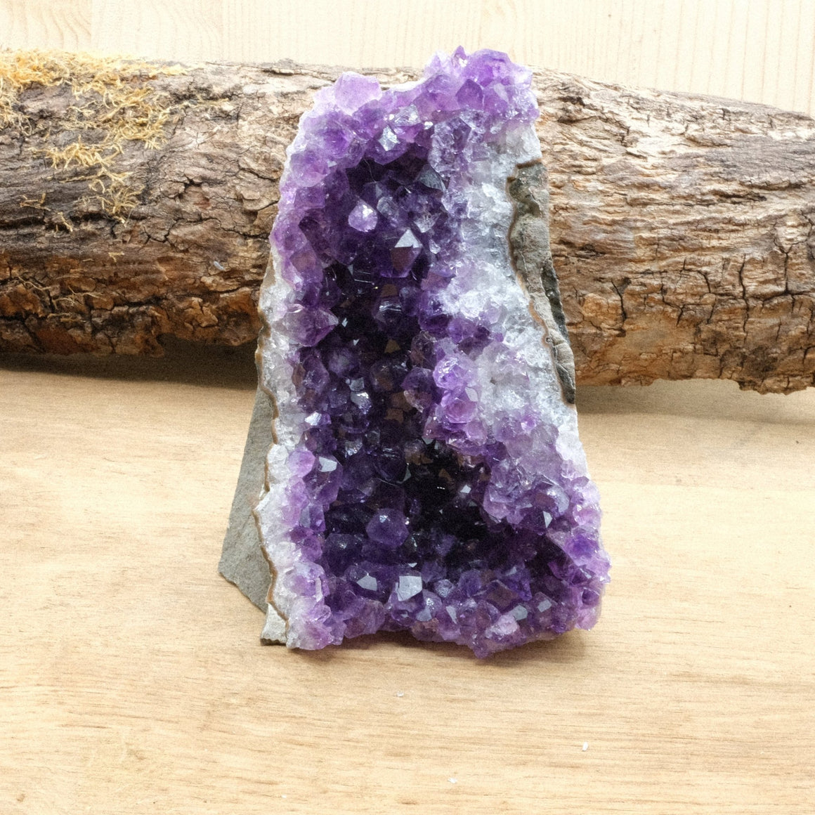 Géode d'Améthyste bords bruts AA - 630g n°404 - Nature Minérale